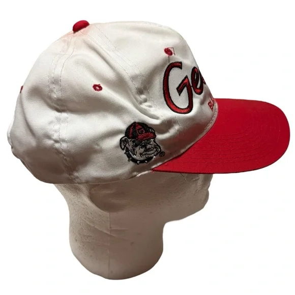 Vintage Georgia Bulldogs Sports Specialty Snapback Hat Script Twill